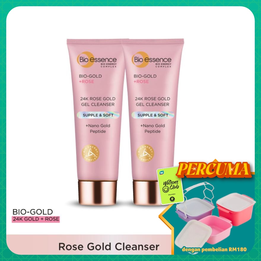 Bio-Gold Rose Gold Gel Cleanser 2X100g