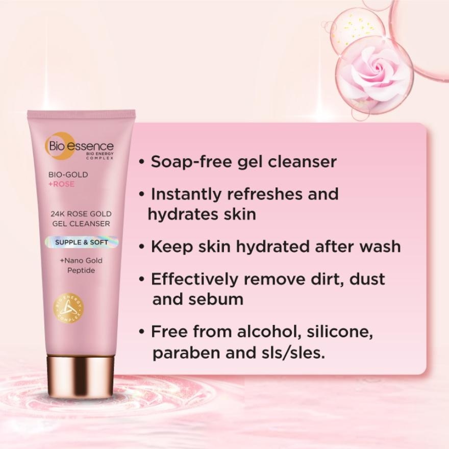 Bio-Gold Rose Gold Gel Cleanser 2X100g