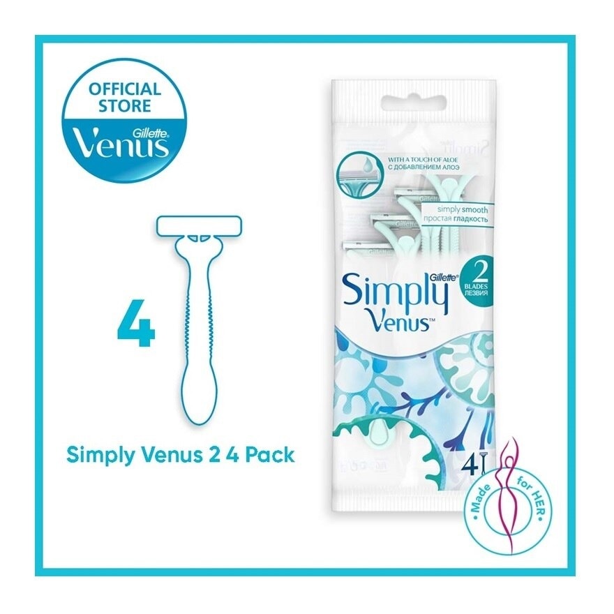 Simply Venus Disposable Razors 4S