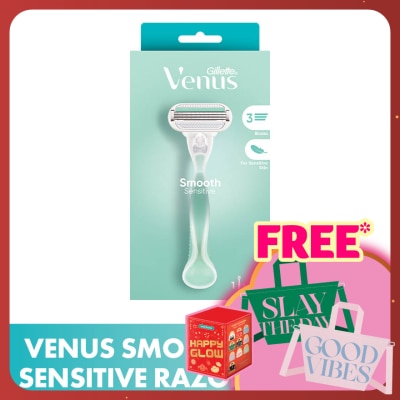 GILLETTE VENUS Venus Smooth Sensitive 1 Handle + 2 Blades