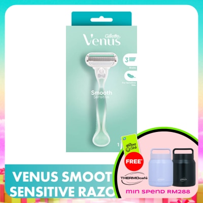 GILLETTE VENUS - Venus Smooth Sensitive 1 Handle + 2 Blades