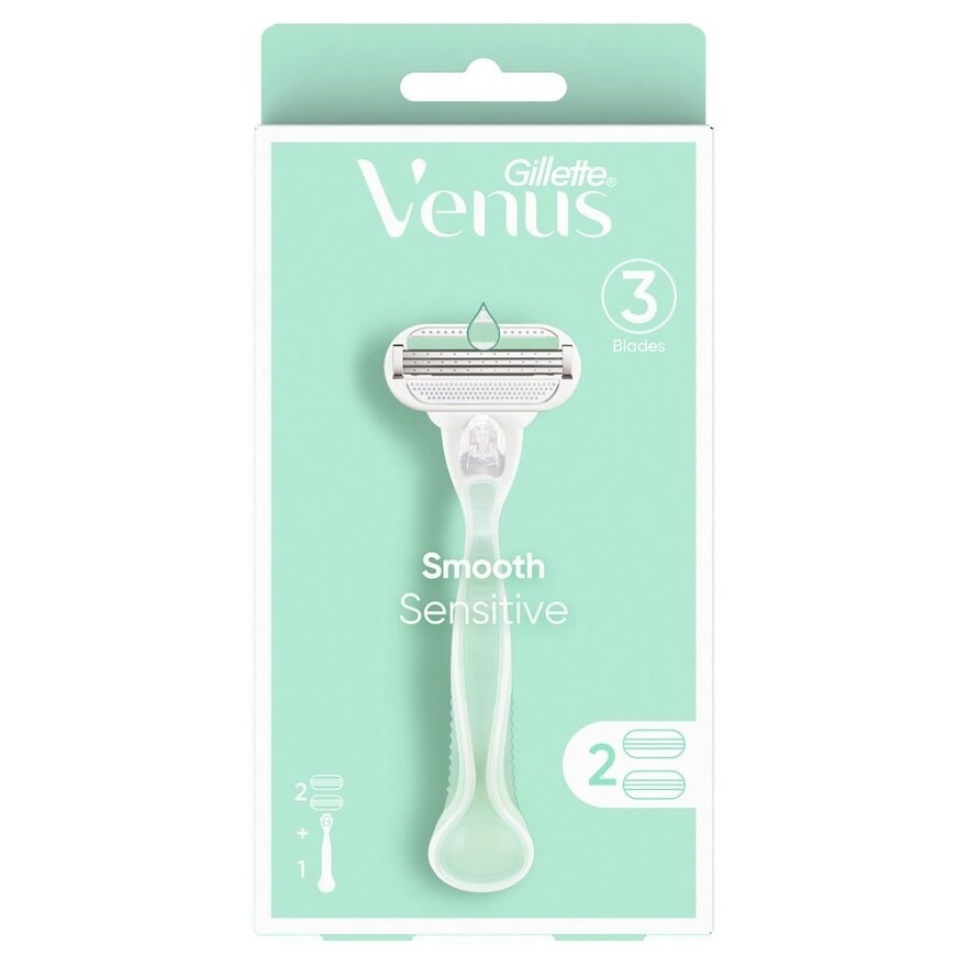 Venus Smooth Sensitive 1 Handle + 2 Blades