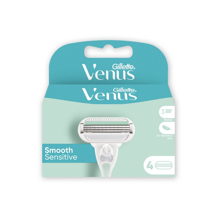 Venus Smooth Sensitive Razor Cartridges 4s
