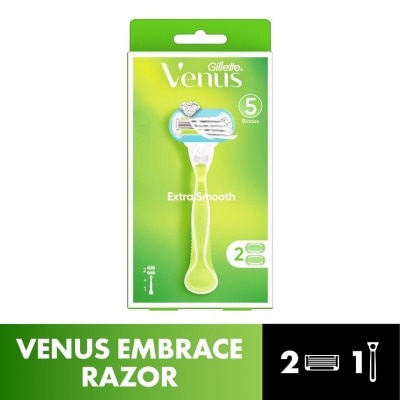 GILLETTE Venus Embrace Razor Pink and x2 Blades