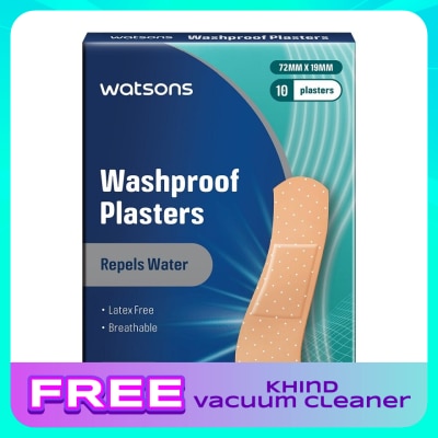 WATSONS Washproof Breathable Plasters 10's