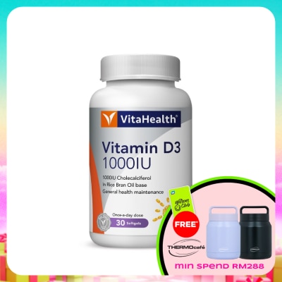 VITAHEALTH - Vitamin D3 1000IU 30s