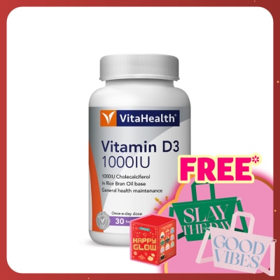 VITAHEALTH Vitamin D3 1000IU 30s