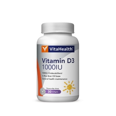 VITAHEALTH Vitamin D3 1000IU 30s