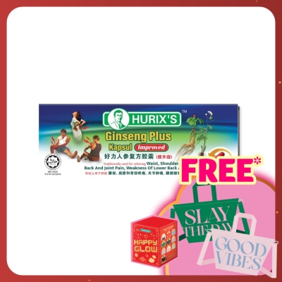 HURIX'S Ginseng Plus Kapsul Improved 6's