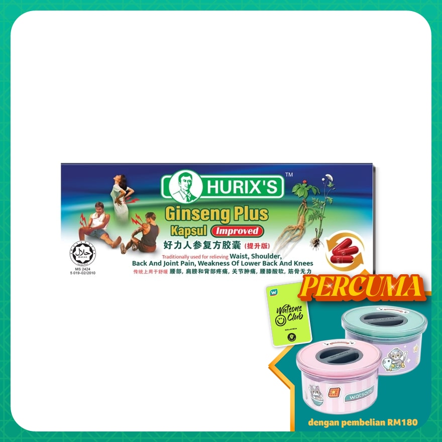 Ginseng Plus Kapsul Improved 6's