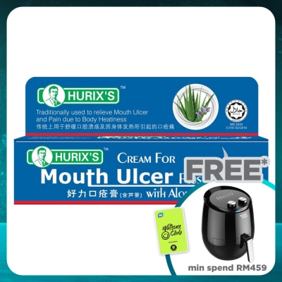 HURIX'S Cream For Mouth Ulcer Plus with Aloe Vera 5g