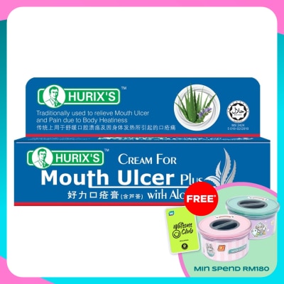 HURIX'S Cream For Mouth Ulcer Plus with Aloe Vera 5g