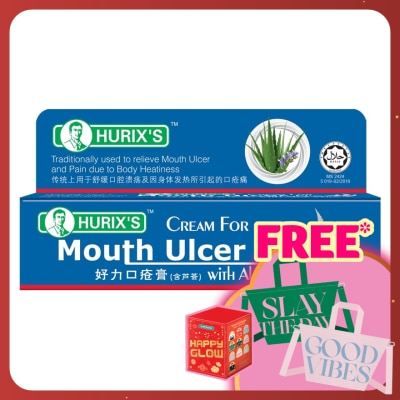 HURIX'S Cream For Mouth Ulcer Plus with Aloe Vera 5g