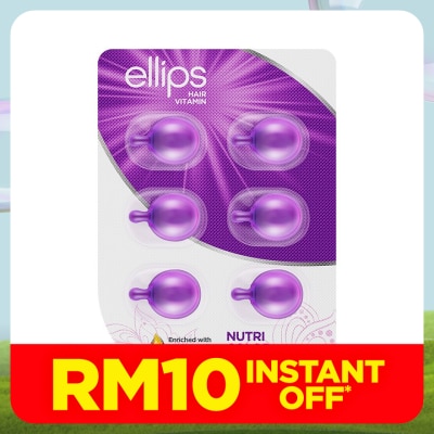 ELLIPS Hair Vitamin Nutri Color With Triple Care 6's