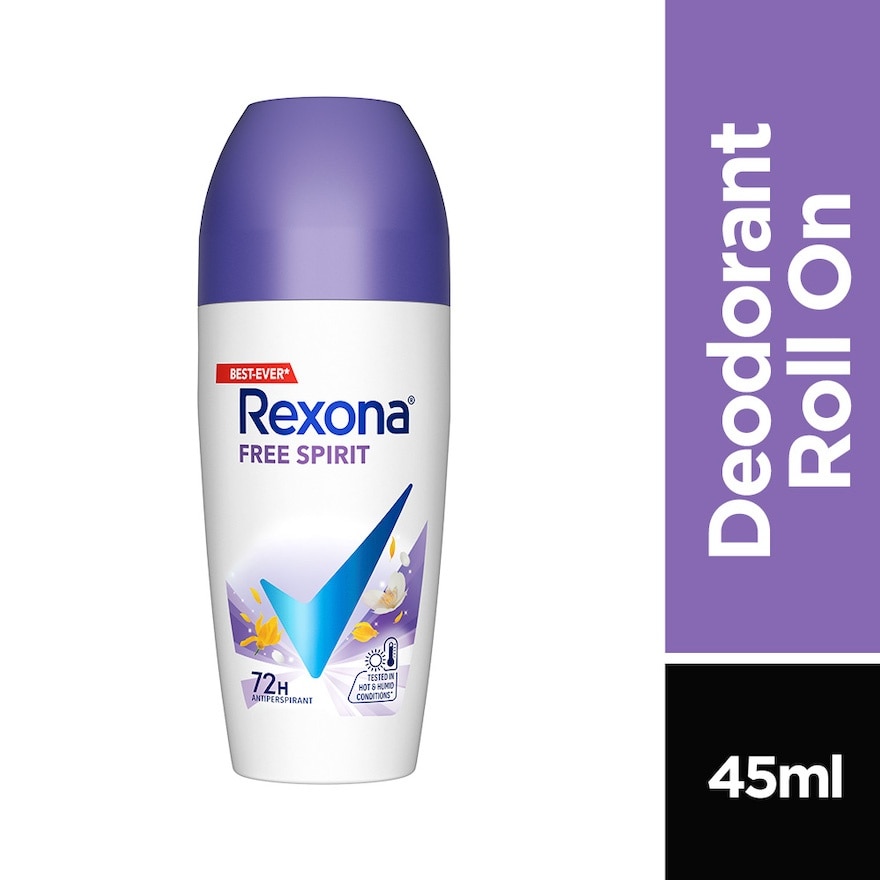 REXONA, Free Spirit Deodorant Roll On 45ml | Watsons Malaysia