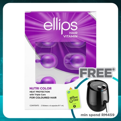 ELLIPS Hair Vitamin Nutri Color With Triple Care 2 x 6's