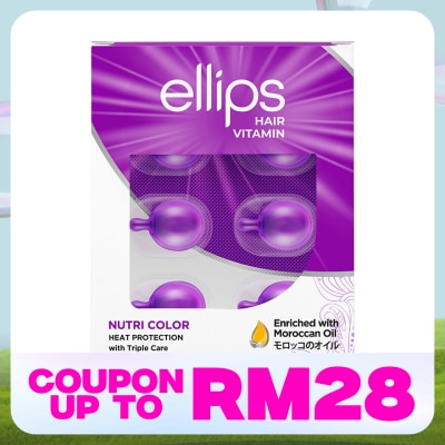ELLIPS Hair Vitamin  Nutri Color With Triple Care 2 x 6's