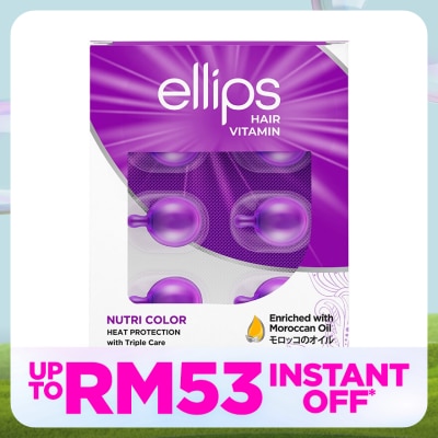ELLIPS Hair Vitamin  Nutri Color With Triple Care 2 x 6's