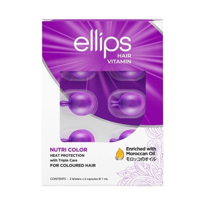 ELLIPS Hair Vitamin  Nutri Color With Triple Care 2 x 6's