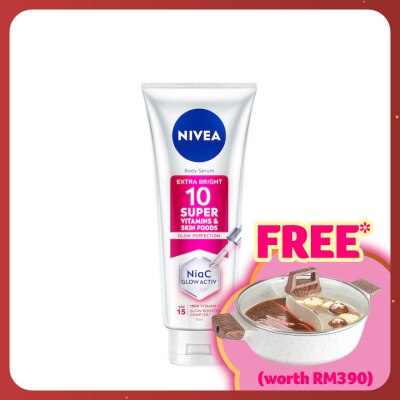 NIVEA Extra Bright 10 Super Vitamins & Skin Foods Serum In Lotion 70ml