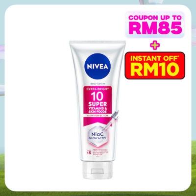 NIVEA Extra Bright 10 Super Vitamins & Skin Foods Serum In Lotion 70ml