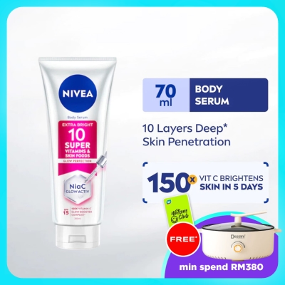 NIVEA - Extra Bright 10 Super Vitamins & Skin Foods Serum In Lotion 70ml image