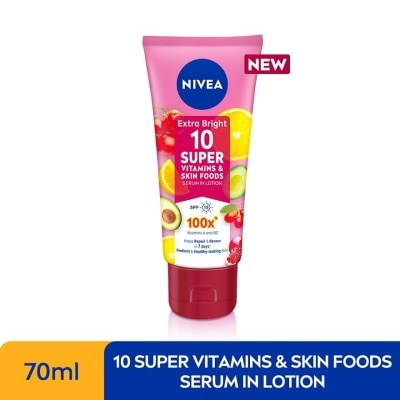 NIVEA 10 Super Vitamins & Skin Foods Serum Lotion 70ml