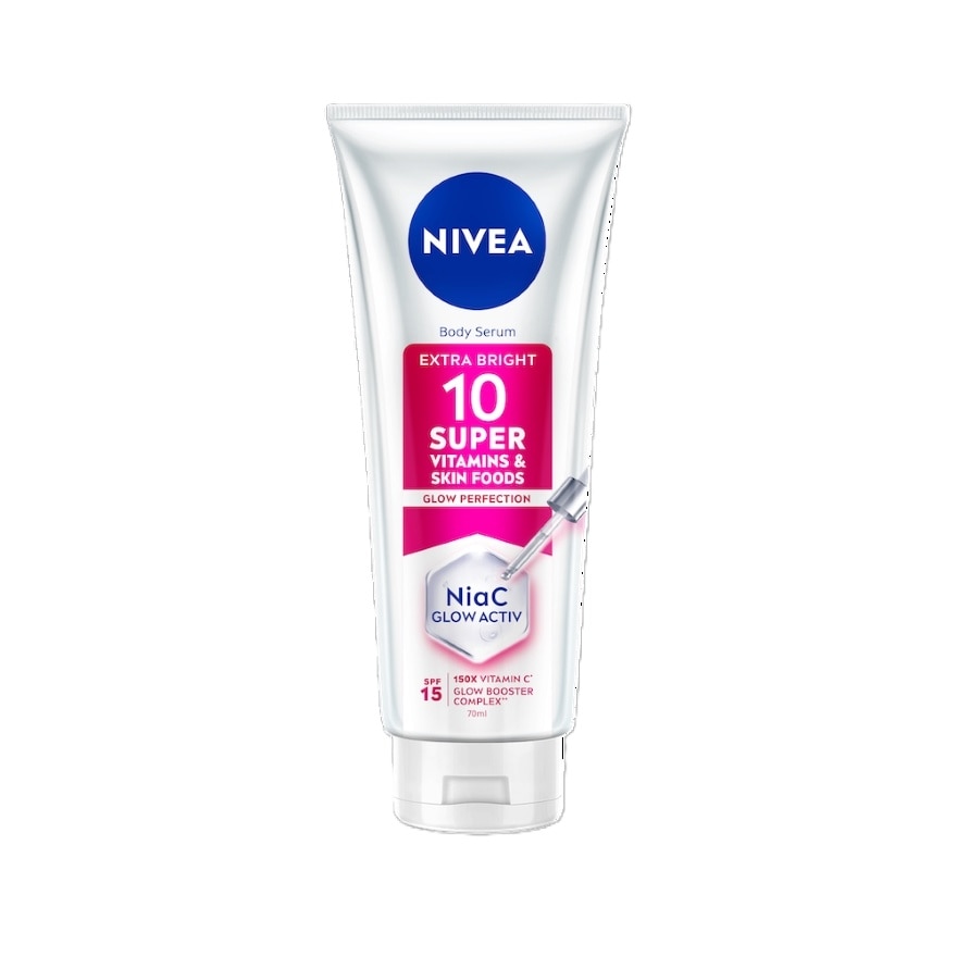Extra Bright 10 Super Vitamins & Skin Foods Serum In Lotion 70ml