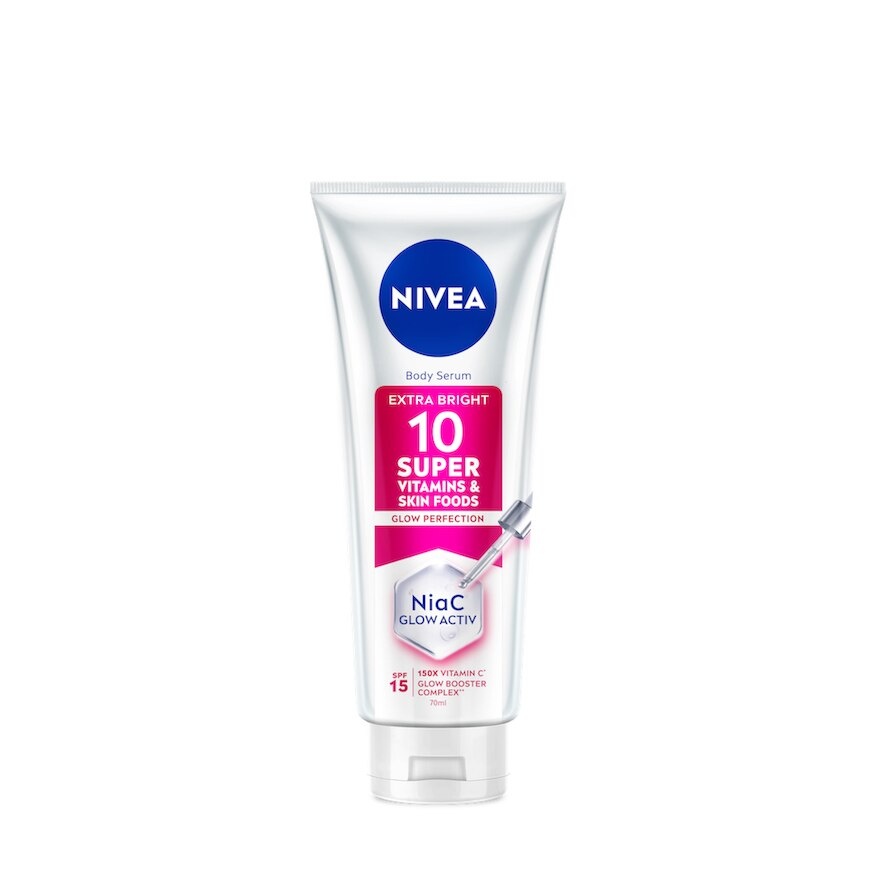Extra Bright 10 Super Vitamins & Skin Foods Serum In Lotion 70ml