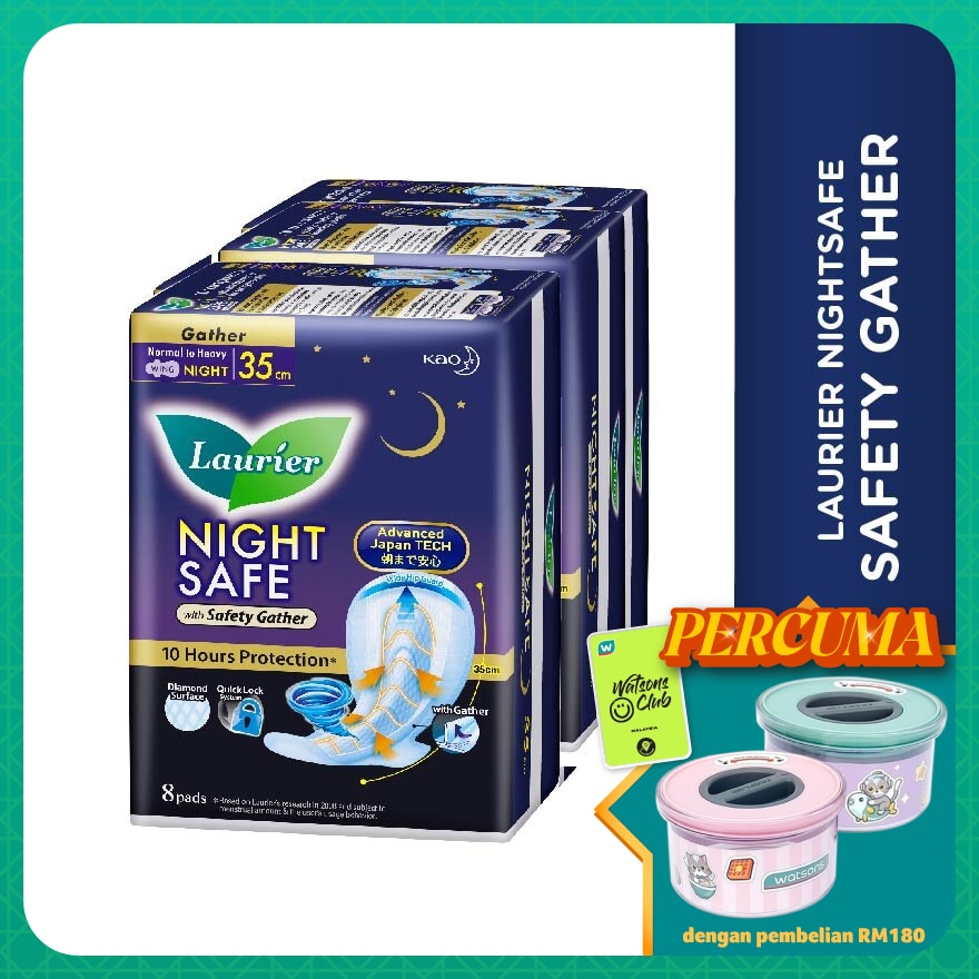 Night Safe With Gather 35cm 2X8S