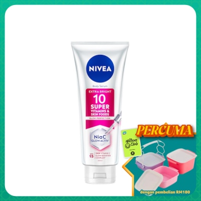 NIVEA - Extra Bright 10 Super Vitamins & Skin Foods Serum In Lotion 300ml