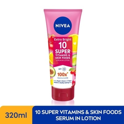 NIVEA 10 Super Vitamins & Skin Foods Serum Lotion 320ml