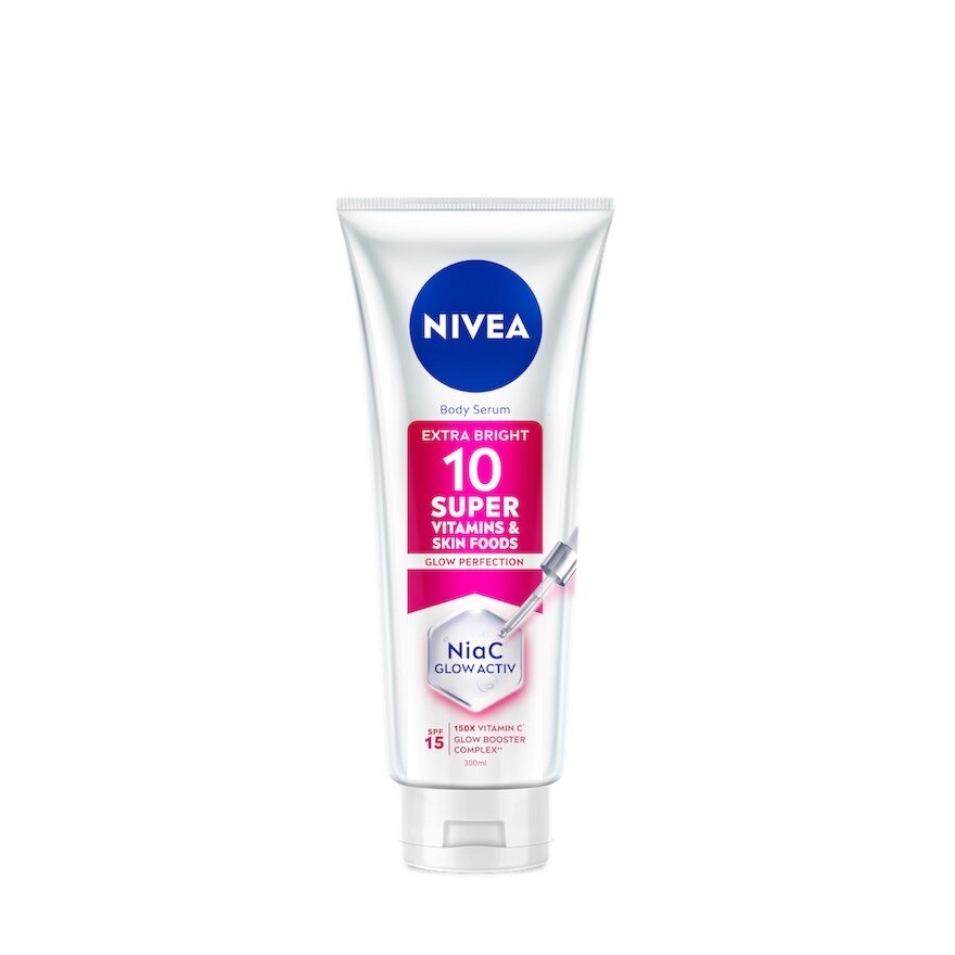 Extra Bright 10 Super Vitamins & Skin Foods Serum In Lotion 300ml
