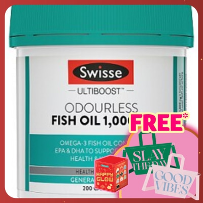 SWISSE Ultiboost Odourless Fish Oil 1000mg 200S
