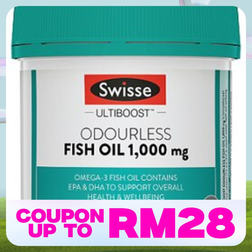 Ultiboost Odourless Fish Oil 1000mg 200S