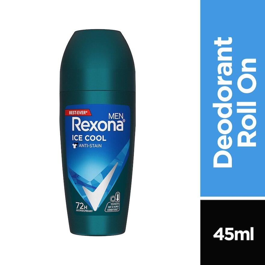 REXONA, Men Ice Cool Roll On 45ml | Watsons Malaysia