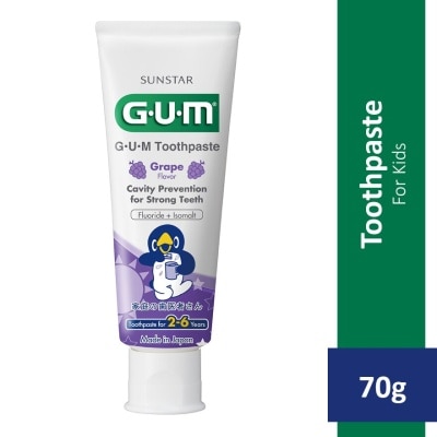 GUM Kids Toothpaste for 2-6 Years Grape Flavor 70g