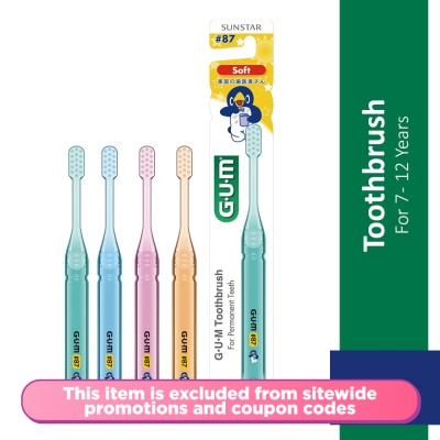 GUM Kids Toothbrush for 7-12 Years Soft 1s