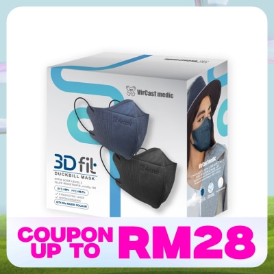 VIRCAST MEDIC 3D Fit Mask Denim Blue & Black 30's