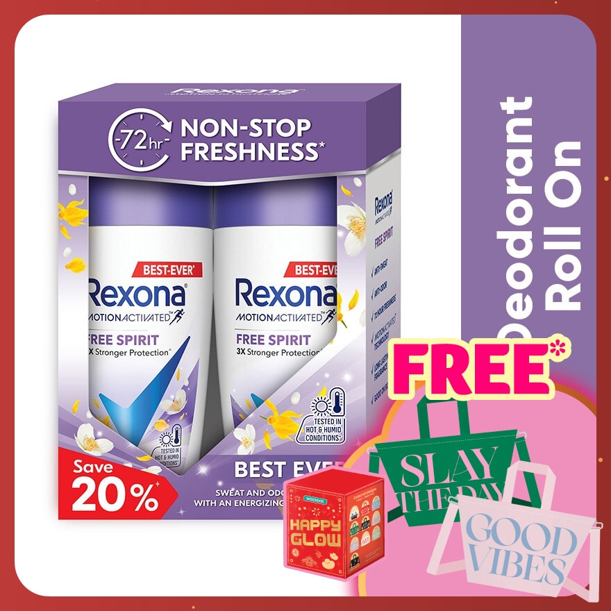 Free Spirit Roll On 2x45ml