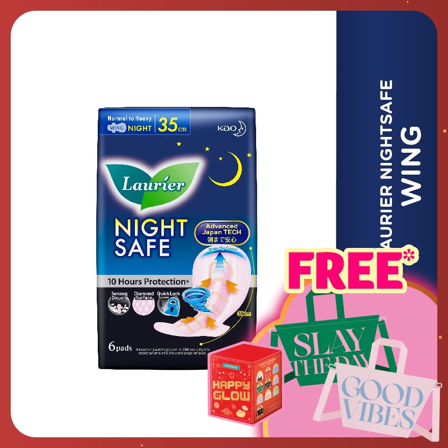 Slim Wing Night Use 35cm 6's