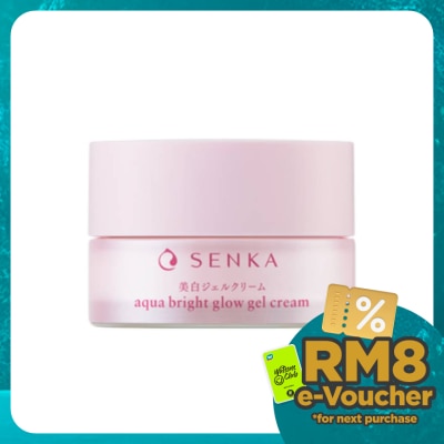 SENKA Aqua Bright Glow Gel Cream 50G