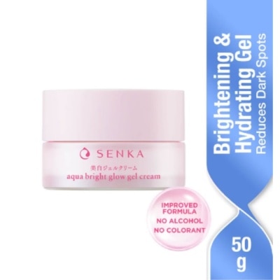 SENKA Aqua Bright Glow Gel Cream 50G