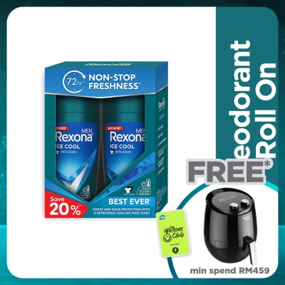 REXONA Men Ice Cool Roll On 2x45ml