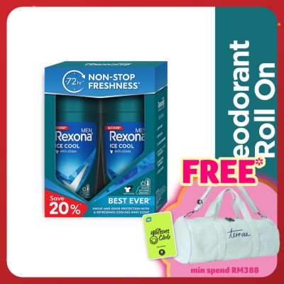 REXONA Men Ice Cool Roll On 2x45ml