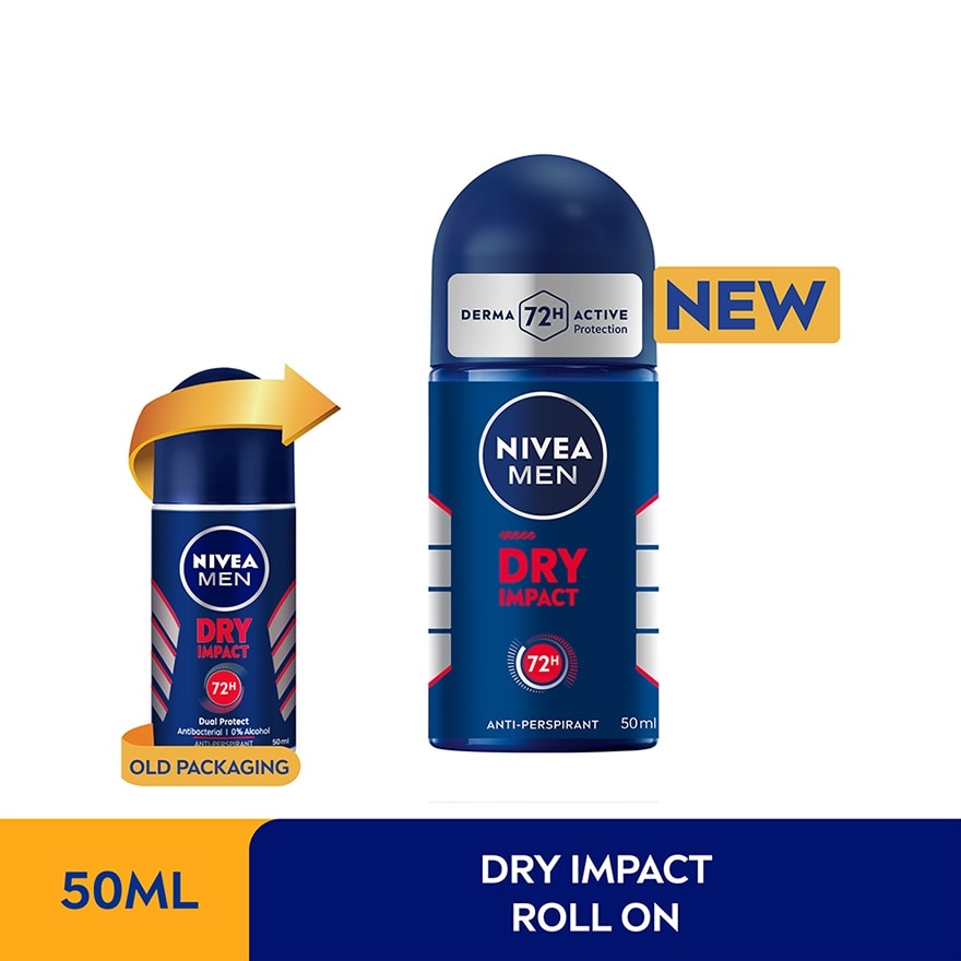 Deodorant Dry Roll On Twin Pack 2x50ml