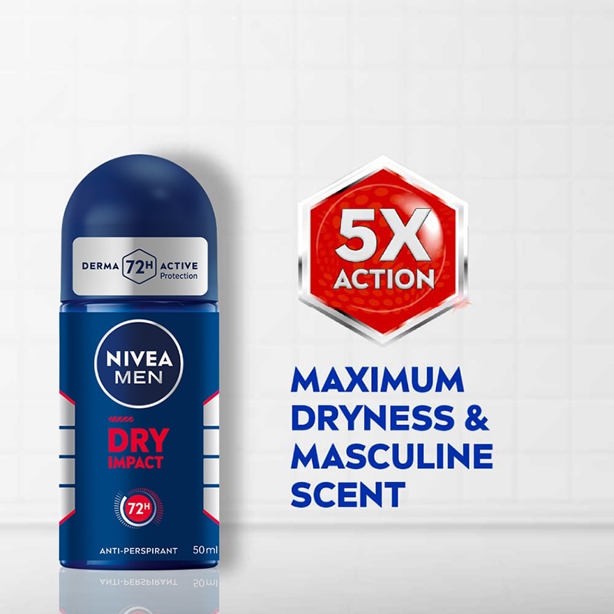 Deodorant Dry Roll On Twin Pack 2x50ml