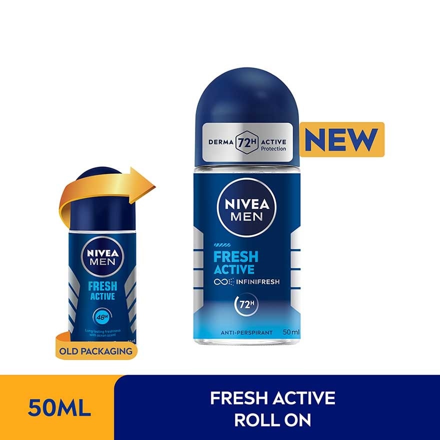 Deodorant Fresh Roll On 2x50ml