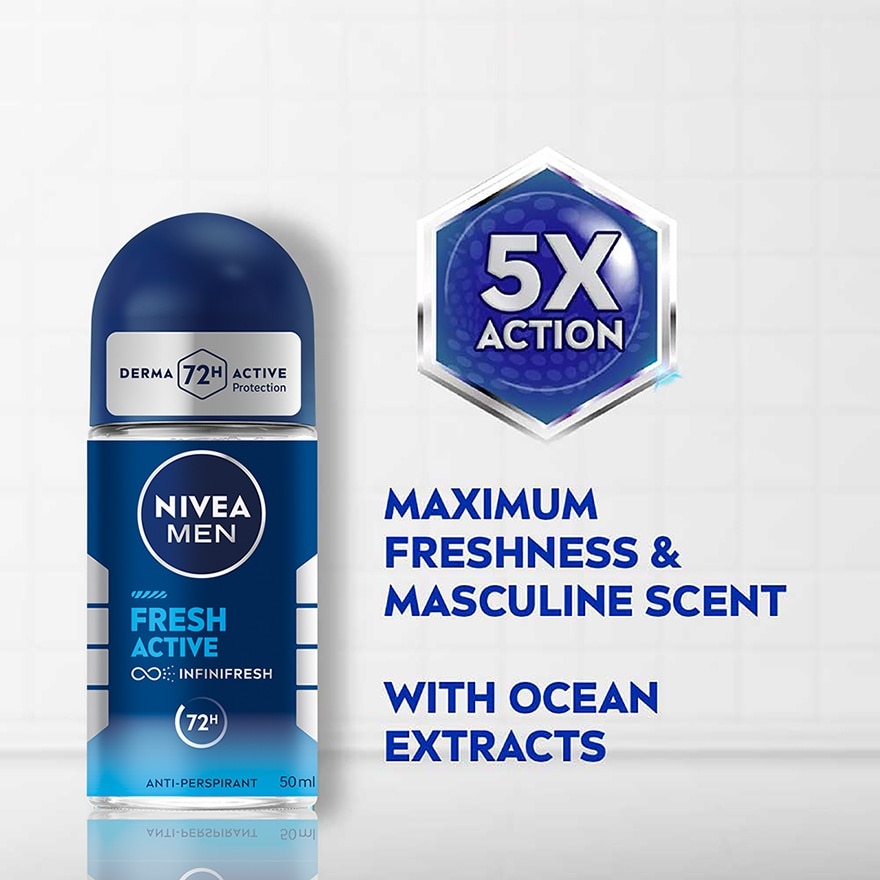 Deodorant Fresh Roll On 2x50ml