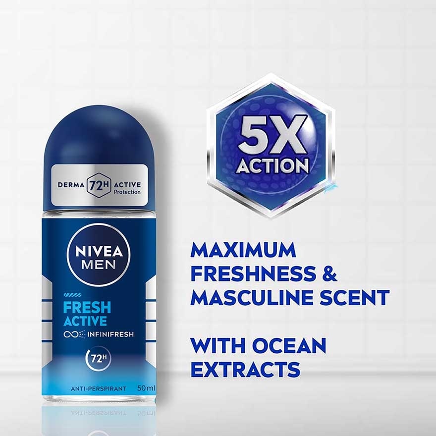 Deodorant Fresh Roll On 2x50ml